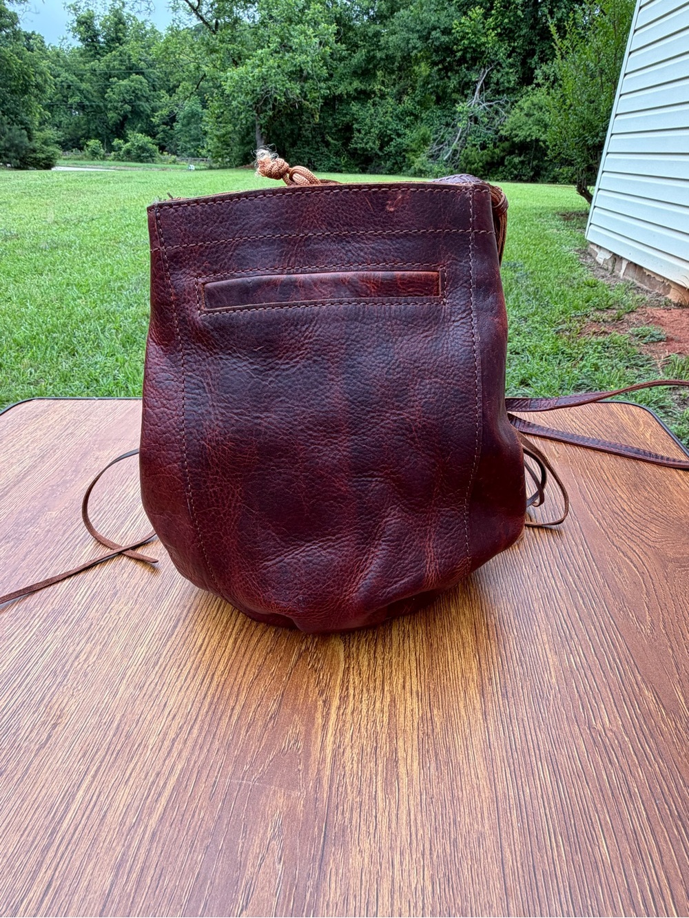 Genuine Leather Fringe Crossbody Bag Brown Boho Western Festival Purse - Picture 4 of 15